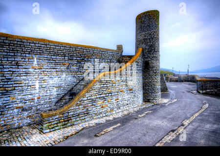 Lyme Regis in Dorset Jurassic Küste. Stockfoto