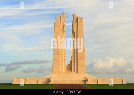 Das kanadische nationale Vimy Ridge-Denkmal in Frankreich Stockfoto