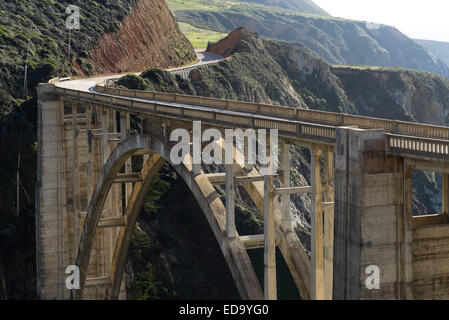 Nord-Kalifornien Küste am Big Sur. Stockfoto