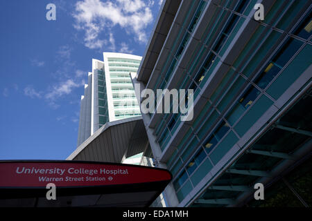 UCH University College Hospital, London, UK Stockfoto