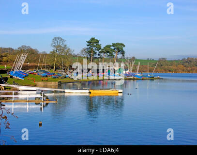 Barnt Green Sailing Club, obere Bittell Reservoir, Cofton Hackett, Worcestershire, England, UK Stockfoto