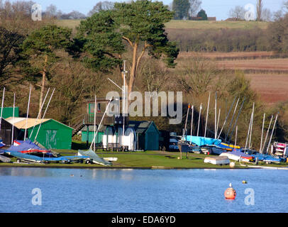 Barnt Green Sailing Club, obere Bittell Reservoir, Cofton Hackett, Worcestershire, England, UK Stockfoto