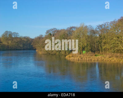 Senken Sie Bittell Reservoir, Barnt Green, Worcestershire, England, UK Stockfoto