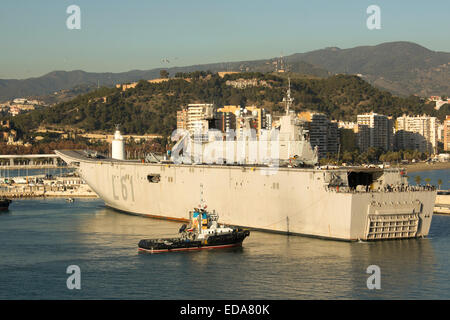 Juan Carlos I L61 Mehrzweck amphibischer Angriff Schiff Flugzeugträger der spanischen Marine Stockfoto