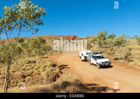 4-Rad-Antrieb Autofahren, die Bungle Bungles (Purnululu), Western Australia, Australia Stockfoto