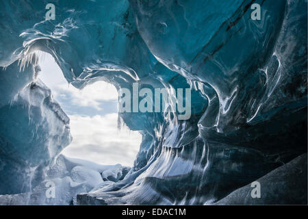 Erstaunliche Winterlandschaft Stockfoto