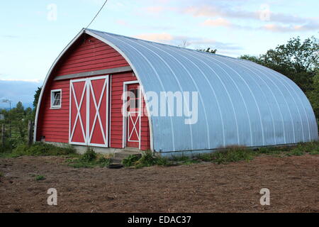 Rote Scheune Stockfoto