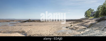 Der Strand von Jenny Browns Point, Lancashire. England. UK Stockfoto