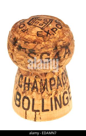 Bollinger Champagner Cork Stockfoto