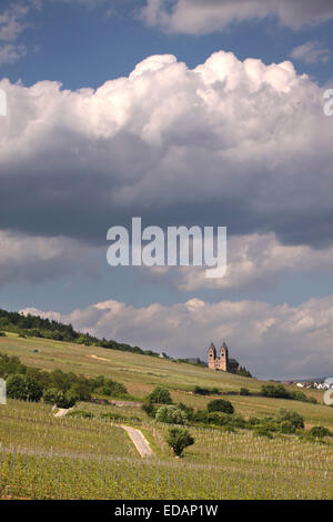 Abtei St. Hildegard in der Nähe von Rüdesheim im Rheingau, Hessen, Deutschland Stockfoto