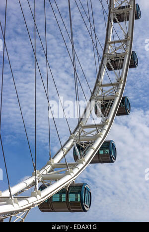 Singapore Flyer - Riesenrad Stockfoto