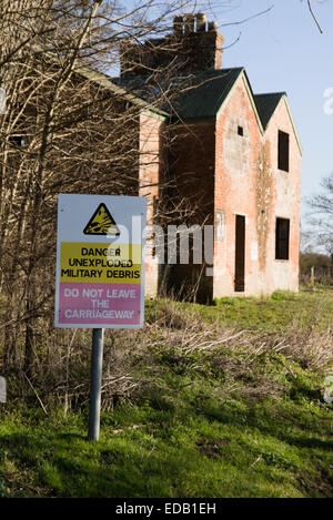 IImber Dorf Salisbury Plain Wiltshire England UK... Genommen von der Armee für die Ausbildung in 1943 und kehrte nie zurück. Stockfoto