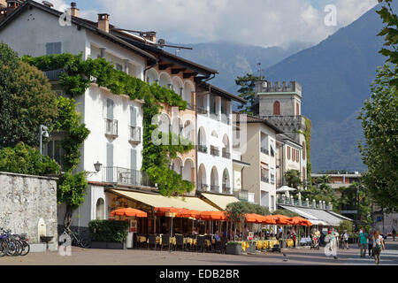 Ascona, Lago Maggiore, Tessin, Schweiz Stockfoto