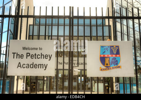 Petchey Academy School in London Hackney Stockfoto