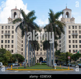 1930 Hotel Nacional de Cuba, Havanna Wahrzeichen, Nationaldenkmal, Geschichte, Kultur, kubanische Identität. Architektur der 30er Jahre. Unesco-Weltkulturerbe. Stockfoto