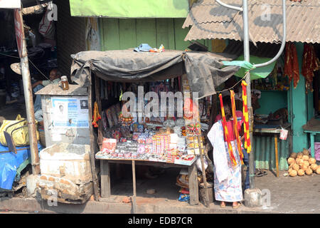 Blick vom Nirmal Hriday, Zuhause für die Kranken und sterbenden bettelarm in Kolkata, Indien Stockfoto