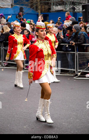 Silvester-Tagesparade, London, 2015. Stockfoto