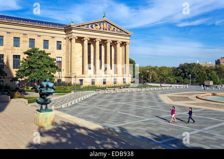 Philadelphia Museum of Art, Außenaufnahme, Philadelphia, Pennsylvania Stockfoto