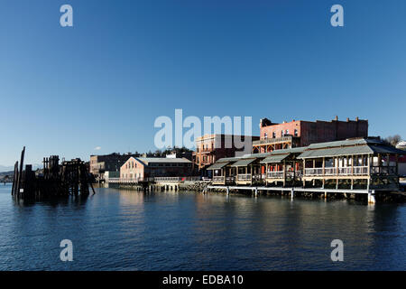 Port Townsend Waterfront, Jefferson County, Washington, USA Stockfoto