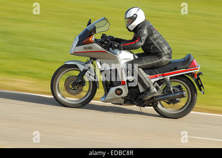 Yamaha XJ 650 Turbo, fahren Stockfoto