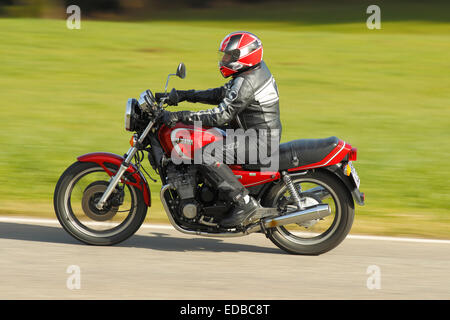 Yamaha XJ 650, fahren Stockfoto