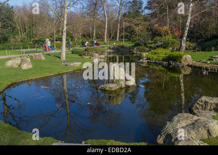 England London, Holland Park, Kyoto Garten Stockfoto