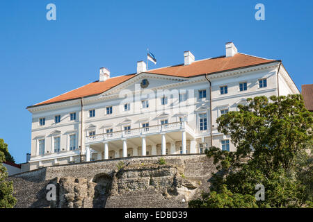 Stenbock House oder Stenbocki Maja, der Sitz der estnischen Regierung, Tallinn, Estland Stockfoto