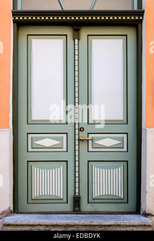 Haustür, Holztür, dem Domberg, Tallinn, Estland Stockfoto