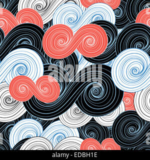 helle Grafik abstraktes Muster Stockfoto