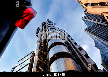 Das Lloyds-Gebäude auf Lime Street in der City of London Stockfoto