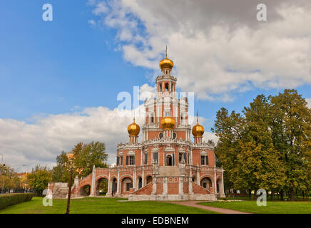 Kirche der Fürbitte in Fili (ca. 1694) in Moskau, Russland Stockfoto