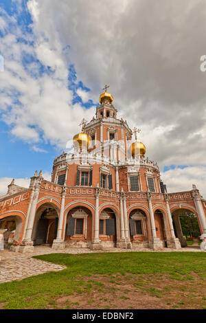 Kirche der Fürbitte in Fili (ca. 1694) in Moskau, Russland Stockfoto