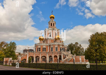 Kirche der Fürbitte in Fili (ca. 1694) in Moskau, Russland Stockfoto