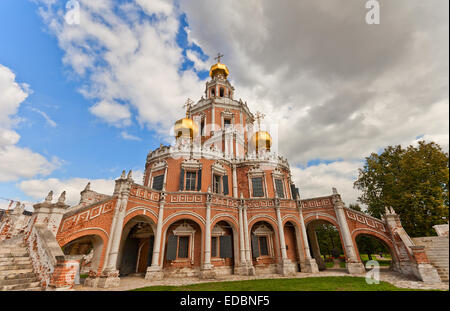 Kirche der Fürbitte in Fili (ca. 1694) in Moskau, Russland Stockfoto