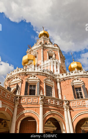 Kirche der Fürbitte in Fili (ca. 1694) in Moskau, Russland Stockfoto