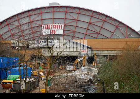 Earls Court zwei, London, UK. 5. Januar 2015. Earls Court zwei Abriss Credit: Nando Machado/Alamy Live News Stockfoto