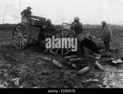 Westfront, Deutschland - Frankreich, 1916. Stockfoto