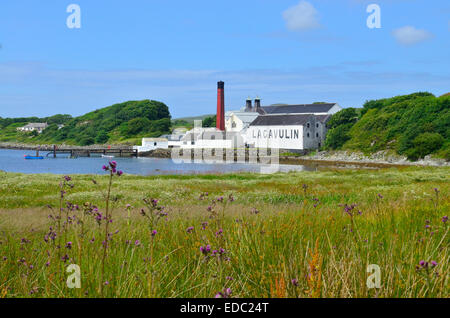 Lagavulin Whisky-Destillerie, Islay, Schottland Stockfoto