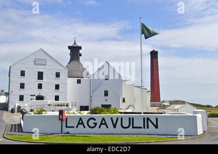 Lagavulin Whisky-Destillerie, Islay, Schottland Stockfoto