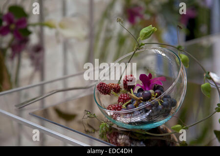 gedeckter Tisch Stockfoto