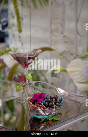 gedeckter Tisch Stockfoto