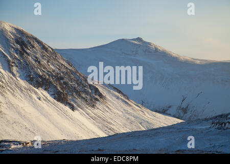 Carn Bhinnein einem schottischen Hügel in der Nähe von Spittal of Glenshee Schottland. Stockfoto