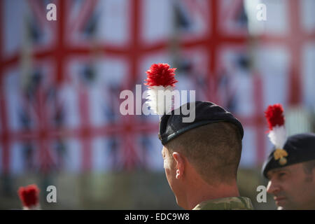 Armee-Hut Stockfoto