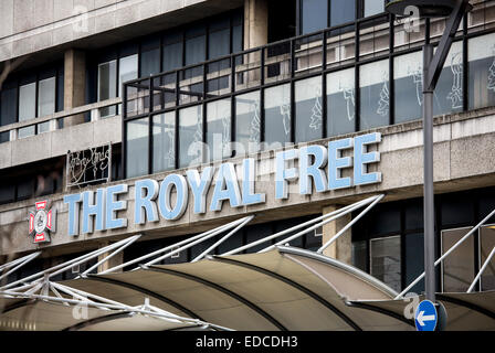 Royal Free Hospital, Hampstead, London, England Stockfoto