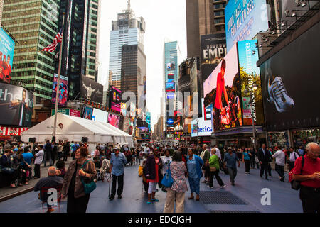 Times Square New York Times square, times Square New York City Times Square Lichter, Times Square NYC, Times Square Touristen, mal Stockfoto