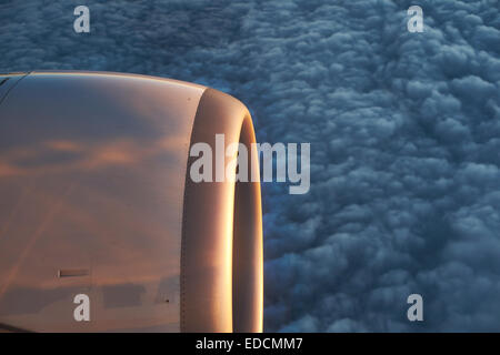 ein Motor im Flug Stockfoto