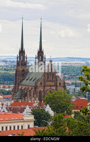 Tempel Heiligen Peter und Pavel in Brünn, Tschechien Stockfoto