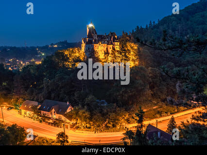 Schloss Bran - Graf Dracula Schloss, Rumänien, der mythische Ort, von wo die Legende von Dracula entstanden. Stockfoto