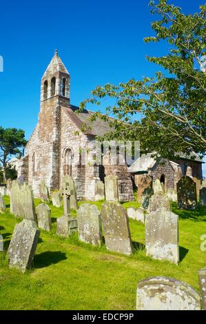 St. Michaels-Kirche, Bowness auf Solway Solway Küste, Cumbria, England, UK. Stockfoto