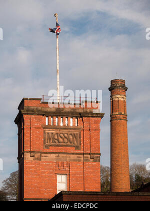 Masson Mühle, Matlock, Derbyshire, Großbritannien Stockfoto